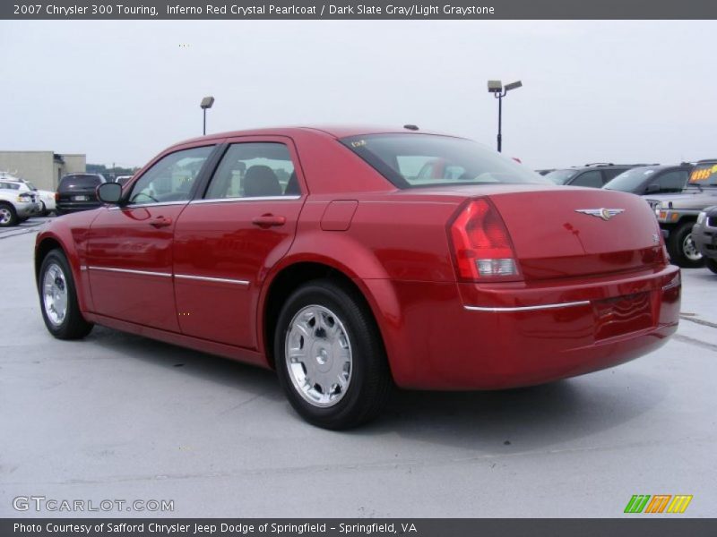 Inferno Red Crystal Pearlcoat / Dark Slate Gray/Light Graystone 2007 Chrysler 300 Touring