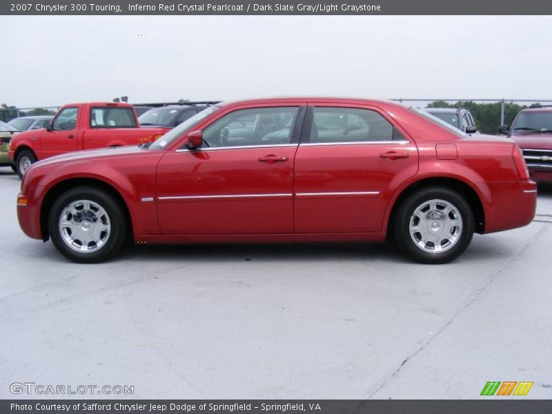 Inferno Red Crystal Pearlcoat / Dark Slate Gray/Light Graystone 2007 Chrysler 300 Touring