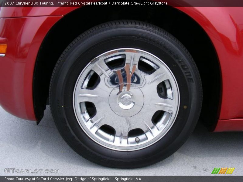 Inferno Red Crystal Pearlcoat / Dark Slate Gray/Light Graystone 2007 Chrysler 300 Touring