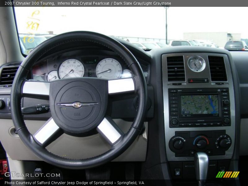 Inferno Red Crystal Pearlcoat / Dark Slate Gray/Light Graystone 2007 Chrysler 300 Touring