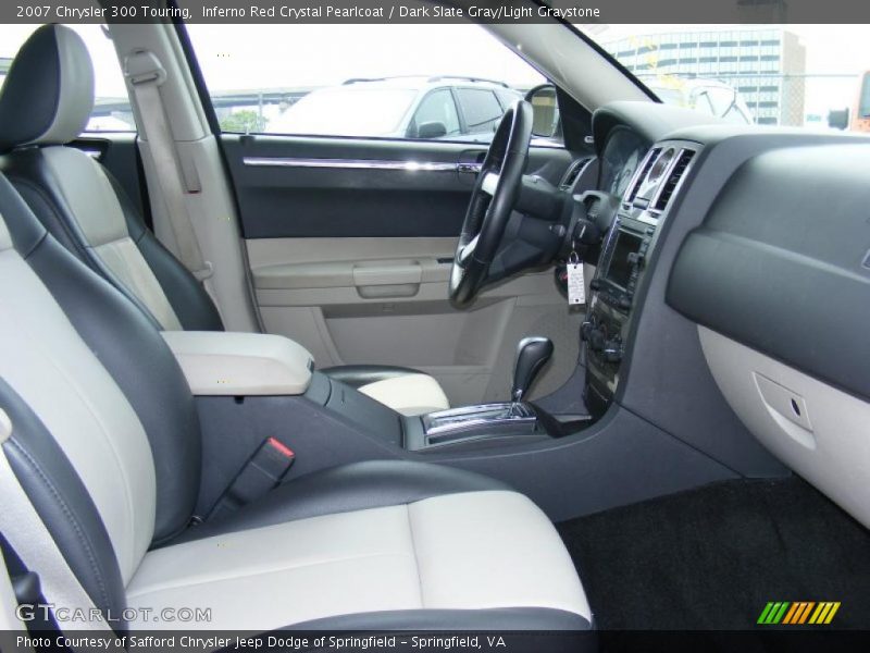 Inferno Red Crystal Pearlcoat / Dark Slate Gray/Light Graystone 2007 Chrysler 300 Touring