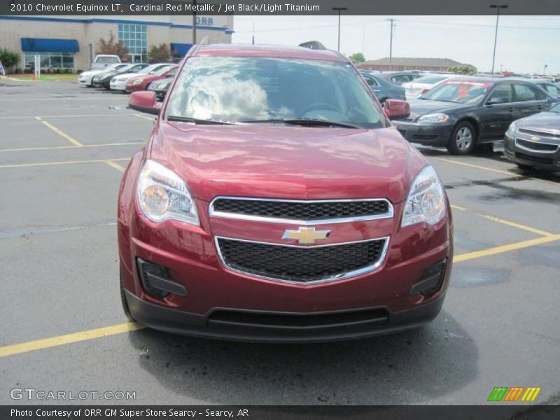 Cardinal Red Metallic / Jet Black/Light Titanium 2010 Chevrolet Equinox LT