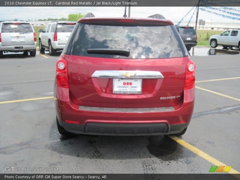 Cardinal Red Metallic / Jet Black/Light Titanium 2010 Chevrolet Equinox LT