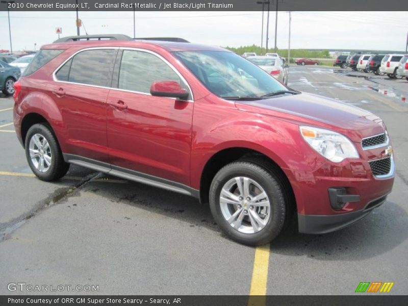 Cardinal Red Metallic / Jet Black/Light Titanium 2010 Chevrolet Equinox LT