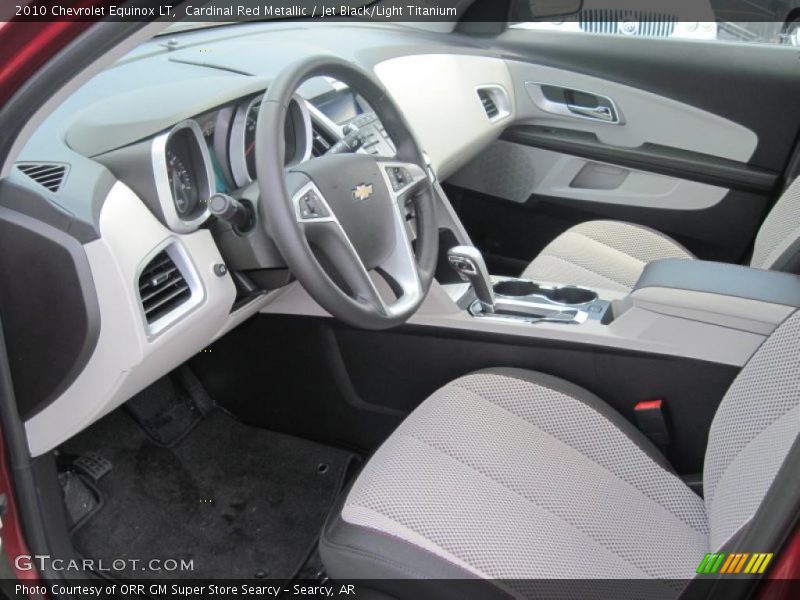 Cardinal Red Metallic / Jet Black/Light Titanium 2010 Chevrolet Equinox LT