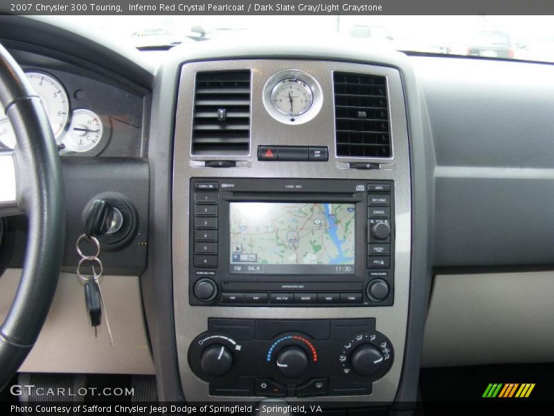 Inferno Red Crystal Pearlcoat / Dark Slate Gray/Light Graystone 2007 Chrysler 300 Touring