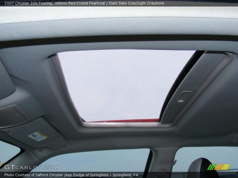 Inferno Red Crystal Pearlcoat / Dark Slate Gray/Light Graystone 2007 Chrysler 300 Touring