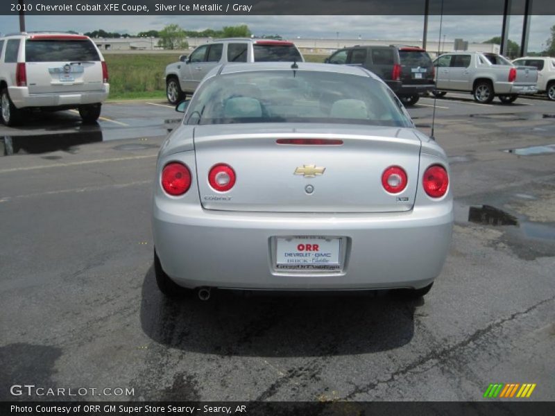 Silver Ice Metallic / Gray 2010 Chevrolet Cobalt XFE Coupe