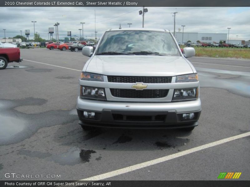 Sheer Silver Metallic / Ebony 2010 Chevrolet Colorado LT Extended Cab