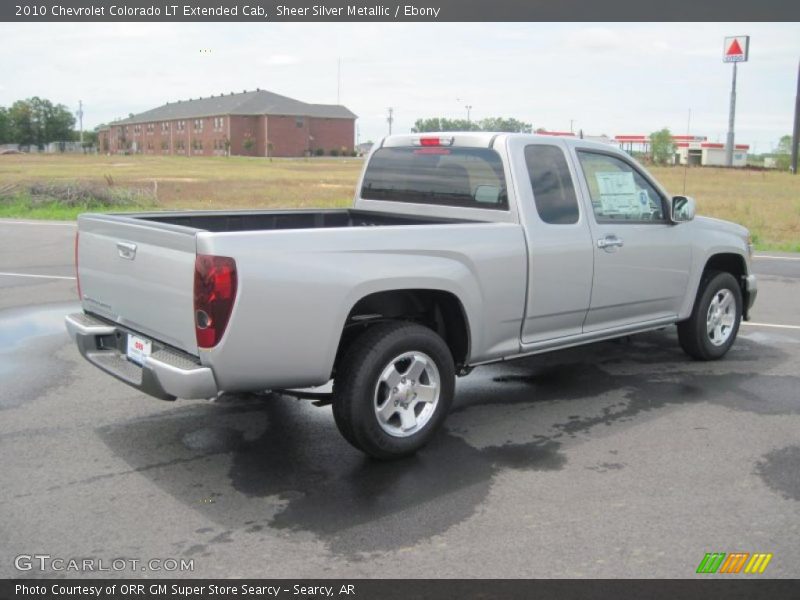 Sheer Silver Metallic / Ebony 2010 Chevrolet Colorado LT Extended Cab