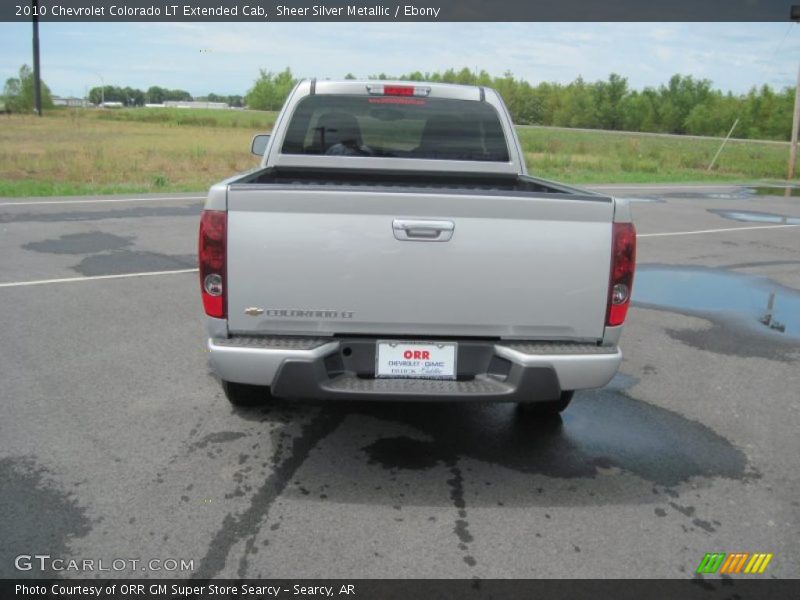 Sheer Silver Metallic / Ebony 2010 Chevrolet Colorado LT Extended Cab