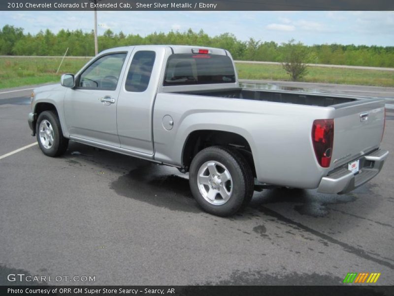 Sheer Silver Metallic / Ebony 2010 Chevrolet Colorado LT Extended Cab