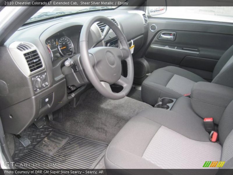 Sheer Silver Metallic / Ebony 2010 Chevrolet Colorado LT Extended Cab