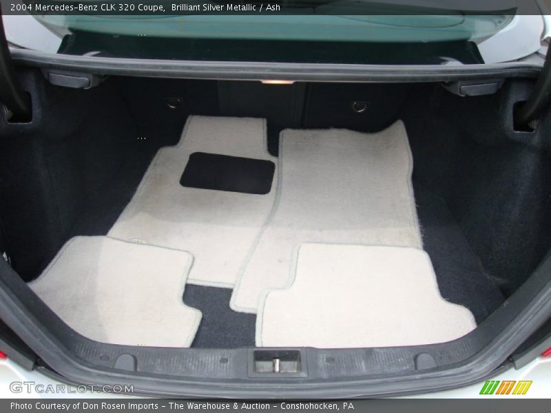 Brilliant Silver Metallic / Ash 2004 Mercedes-Benz CLK 320 Coupe