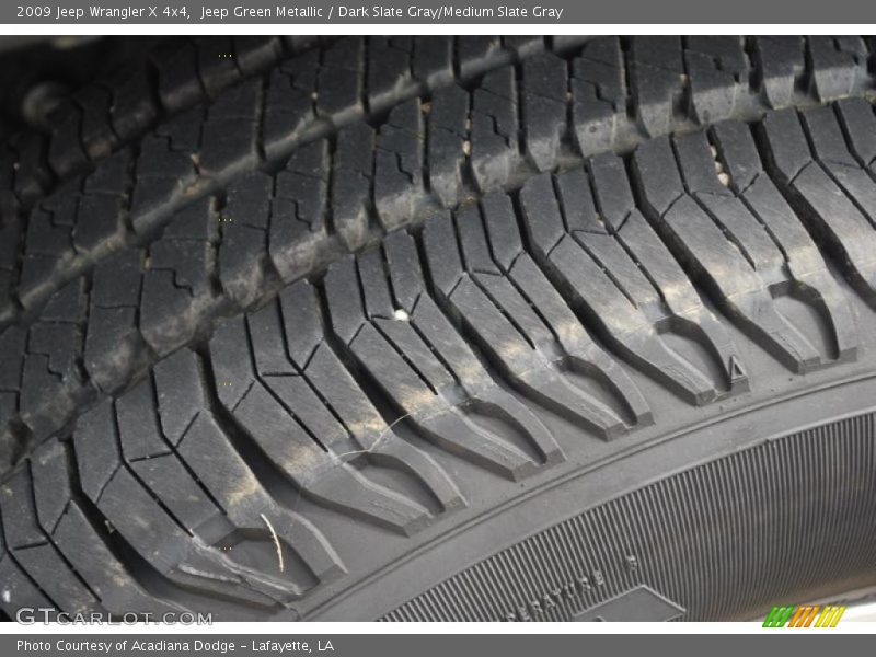 Jeep Green Metallic / Dark Slate Gray/Medium Slate Gray 2009 Jeep Wrangler X 4x4
