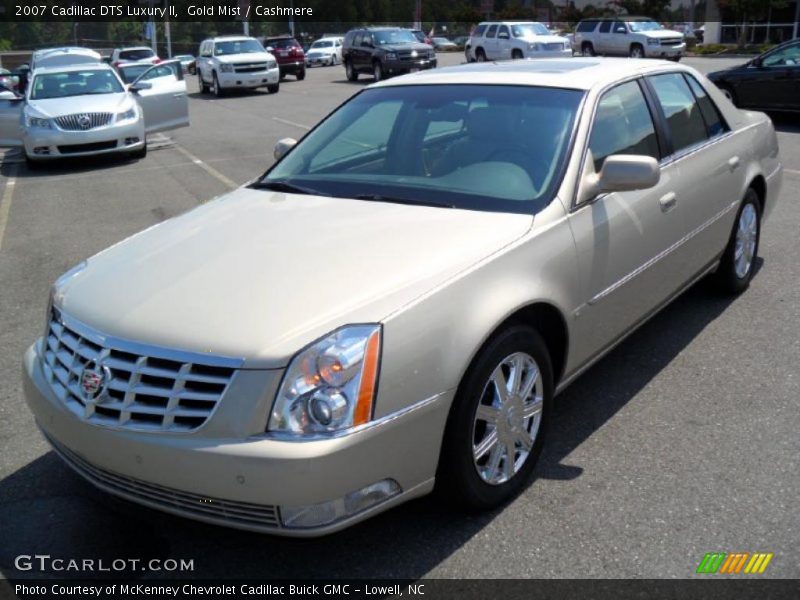 Gold Mist / Cashmere 2007 Cadillac DTS Luxury II