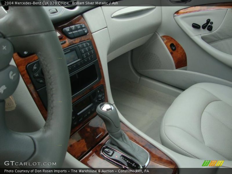 Brilliant Silver Metallic / Ash 2004 Mercedes-Benz CLK 320 Coupe