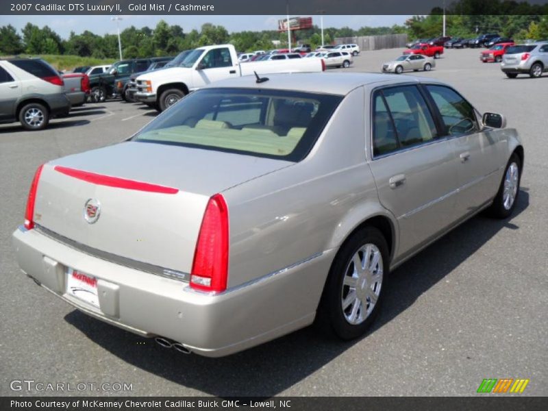 Gold Mist / Cashmere 2007 Cadillac DTS Luxury II