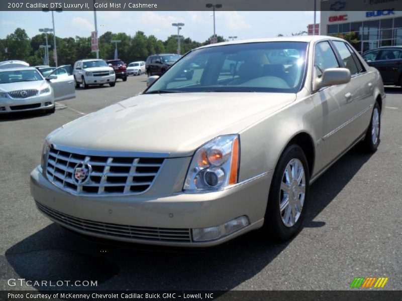 Gold Mist / Cashmere 2007 Cadillac DTS Luxury II