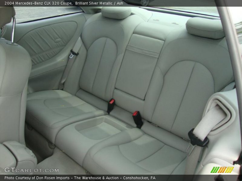 Brilliant Silver Metallic / Ash 2004 Mercedes-Benz CLK 320 Coupe