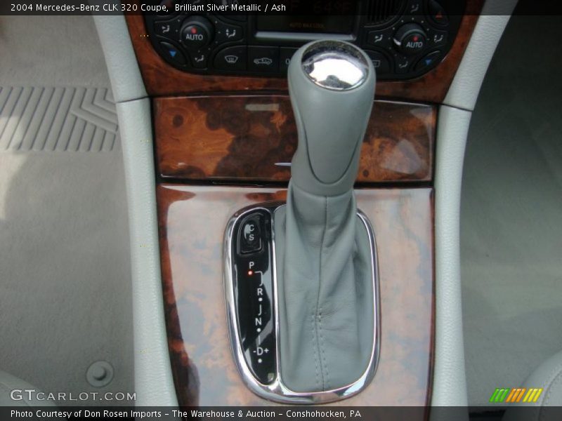 Brilliant Silver Metallic / Ash 2004 Mercedes-Benz CLK 320 Coupe