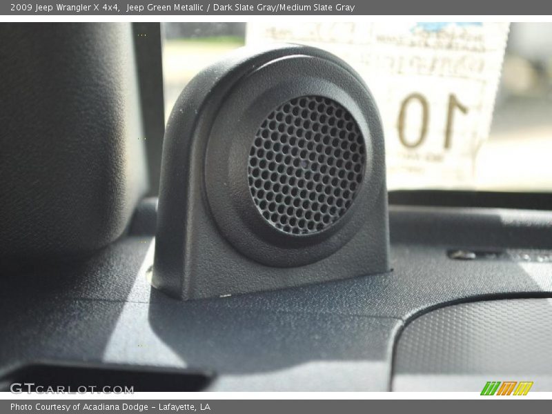 Jeep Green Metallic / Dark Slate Gray/Medium Slate Gray 2009 Jeep Wrangler X 4x4