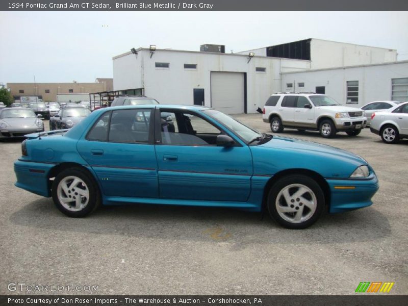 Brilliant Blue Metallic / Dark Gray 1994 Pontiac Grand Am GT Sedan