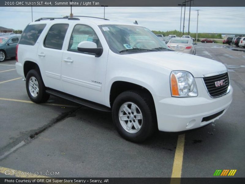 Summit White / Light Tan 2010 GMC Yukon SLT 4x4