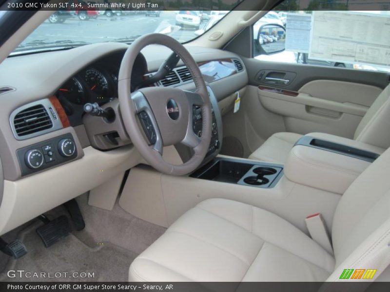 Summit White / Light Tan 2010 GMC Yukon SLT 4x4