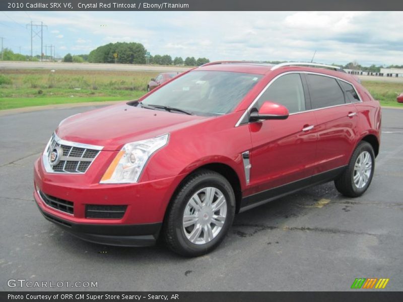 Crystal Red Tintcoat / Ebony/Titanium 2010 Cadillac SRX V6