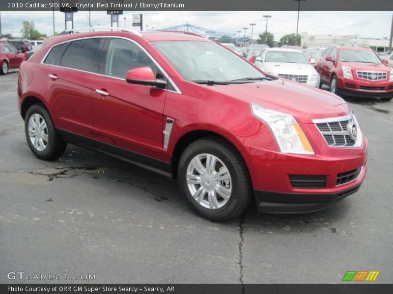 Crystal Red Tintcoat / Ebony/Titanium 2010 Cadillac SRX V6