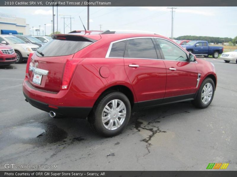 Crystal Red Tintcoat / Ebony/Titanium 2010 Cadillac SRX V6