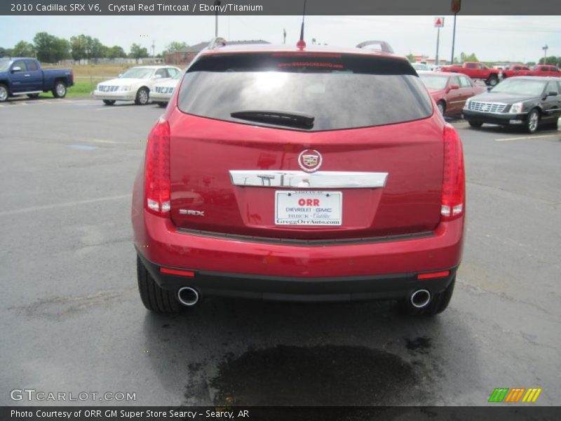 Crystal Red Tintcoat / Ebony/Titanium 2010 Cadillac SRX V6