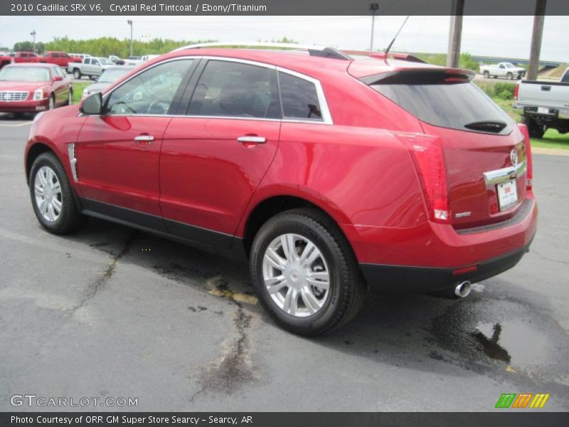 Crystal Red Tintcoat / Ebony/Titanium 2010 Cadillac SRX V6