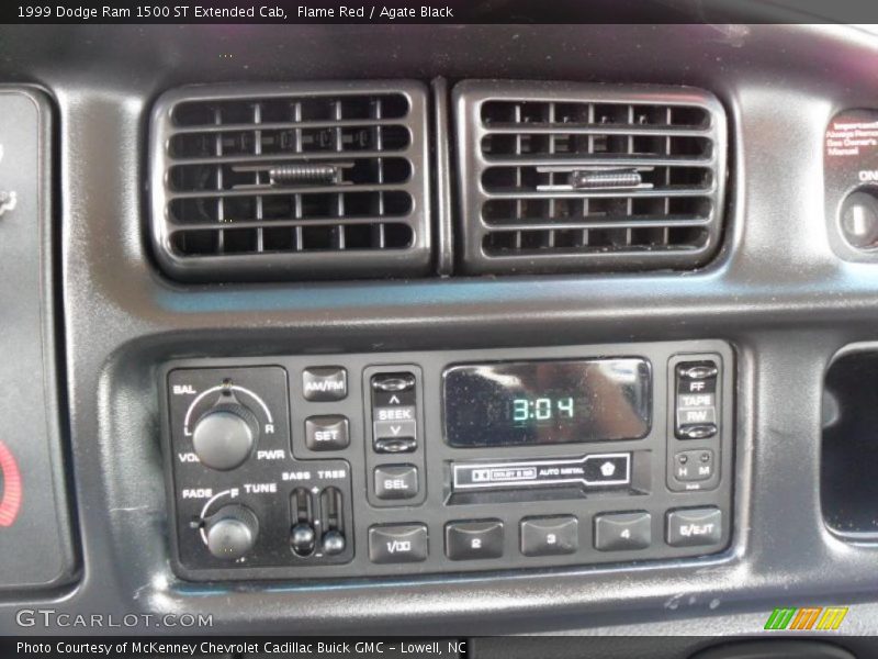 Flame Red / Agate Black 1999 Dodge Ram 1500 ST Extended Cab