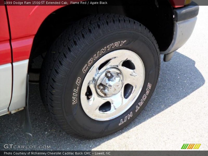 Flame Red / Agate Black 1999 Dodge Ram 1500 ST Extended Cab