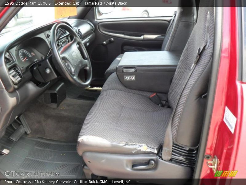 Flame Red / Agate Black 1999 Dodge Ram 1500 ST Extended Cab