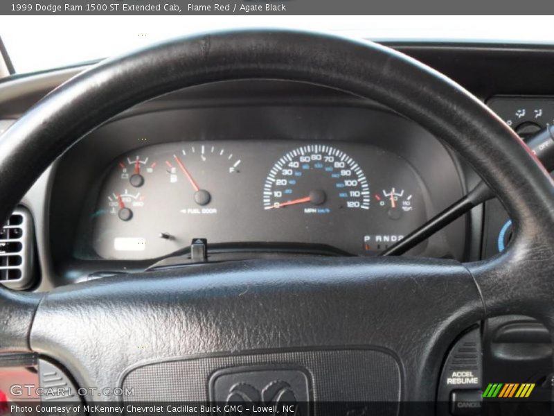 Flame Red / Agate Black 1999 Dodge Ram 1500 ST Extended Cab
