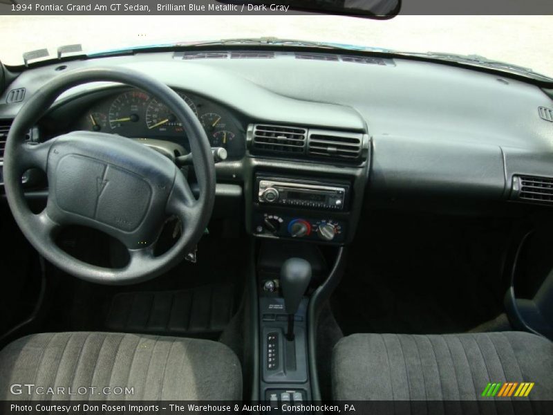 Brilliant Blue Metallic / Dark Gray 1994 Pontiac Grand Am GT Sedan