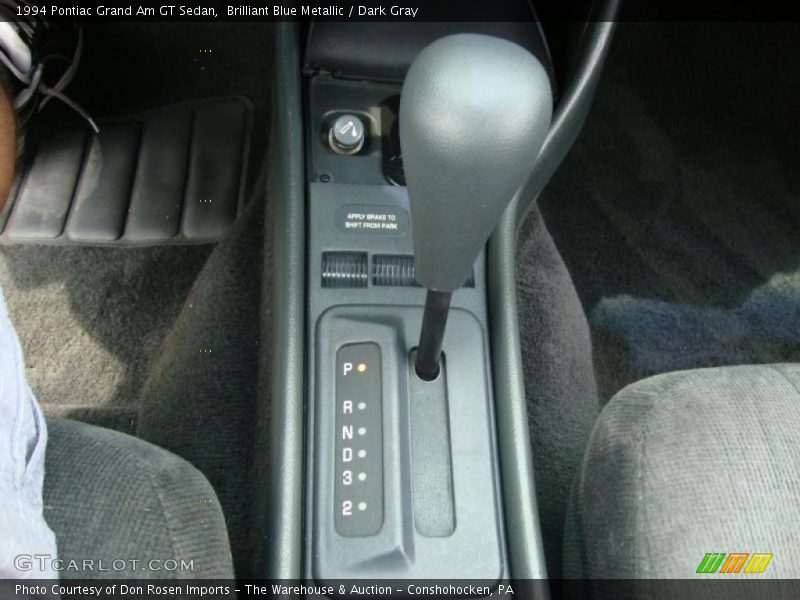 Brilliant Blue Metallic / Dark Gray 1994 Pontiac Grand Am GT Sedan