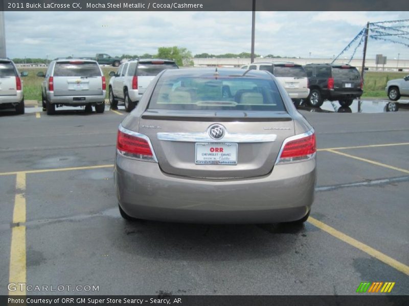 Mocha Steel Metallic / Cocoa/Cashmere 2011 Buick LaCrosse CX