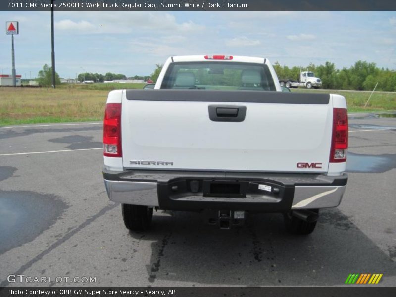 Summit White / Dark Titanium 2011 GMC Sierra 2500HD Work Truck Regular Cab
