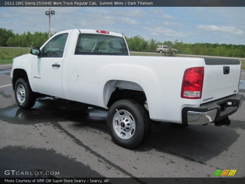 Summit White / Dark Titanium 2011 GMC Sierra 2500HD Work Truck Regular Cab