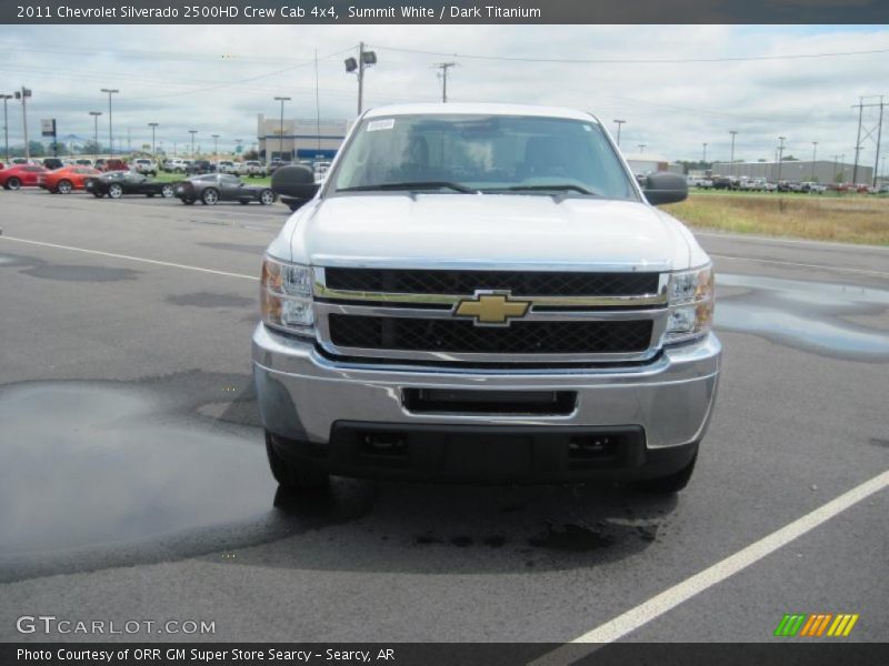 Summit White / Dark Titanium 2011 Chevrolet Silverado 2500HD Crew Cab 4x4