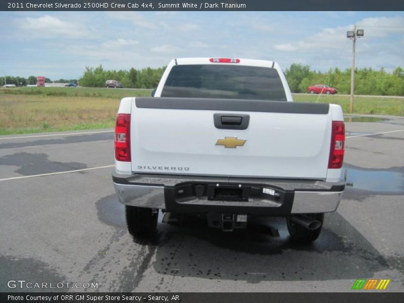 Summit White / Dark Titanium 2011 Chevrolet Silverado 2500HD Crew Cab 4x4