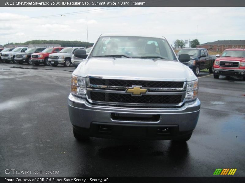 Summit White / Dark Titanium 2011 Chevrolet Silverado 2500HD Regular Cab