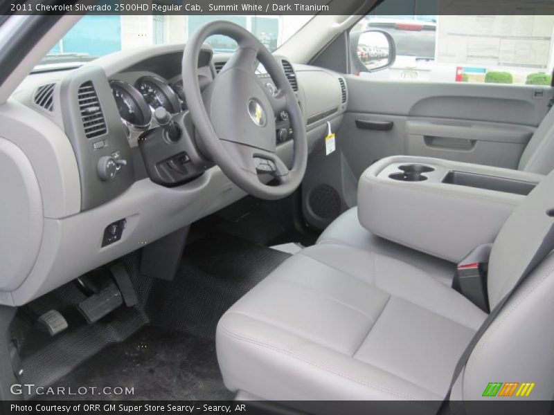 Summit White / Dark Titanium 2011 Chevrolet Silverado 2500HD Regular Cab