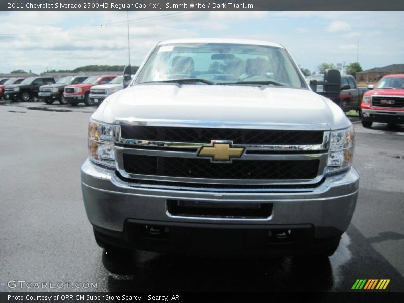 Summit White / Dark Titanium 2011 Chevrolet Silverado 2500HD Regular Cab 4x4