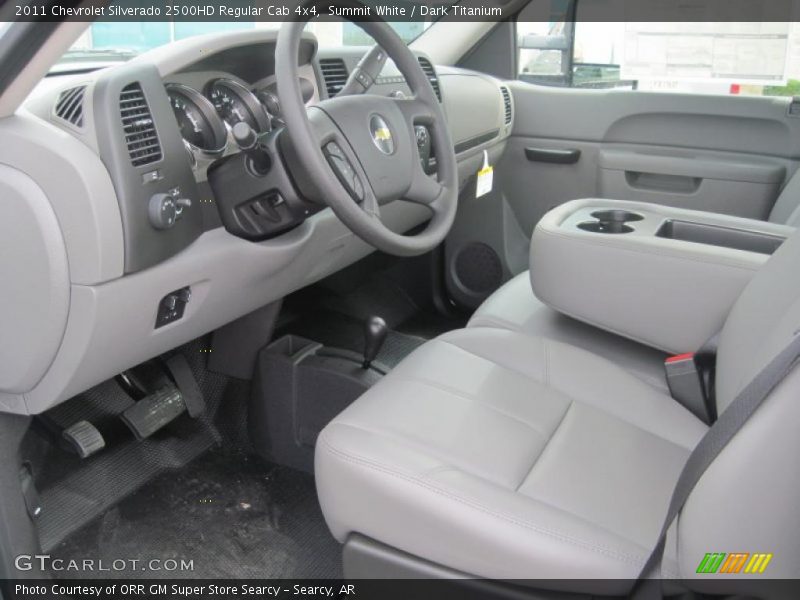 Summit White / Dark Titanium 2011 Chevrolet Silverado 2500HD Regular Cab 4x4