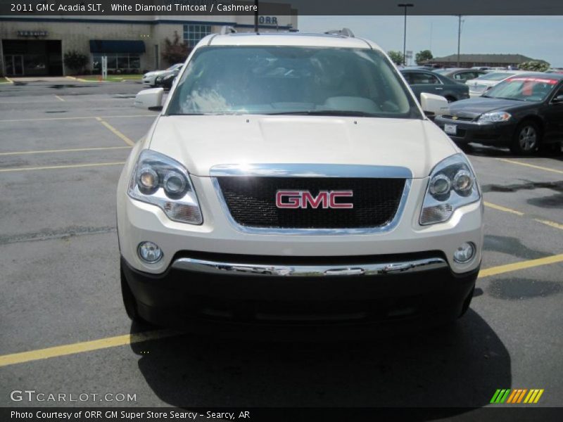 White Diamond Tintcoat / Cashmere 2011 GMC Acadia SLT